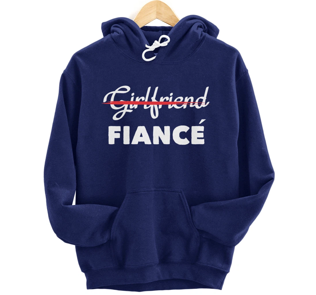 Girlfriend Fiancee Engagement Party Bride Bachelorette Pullover Hoodie