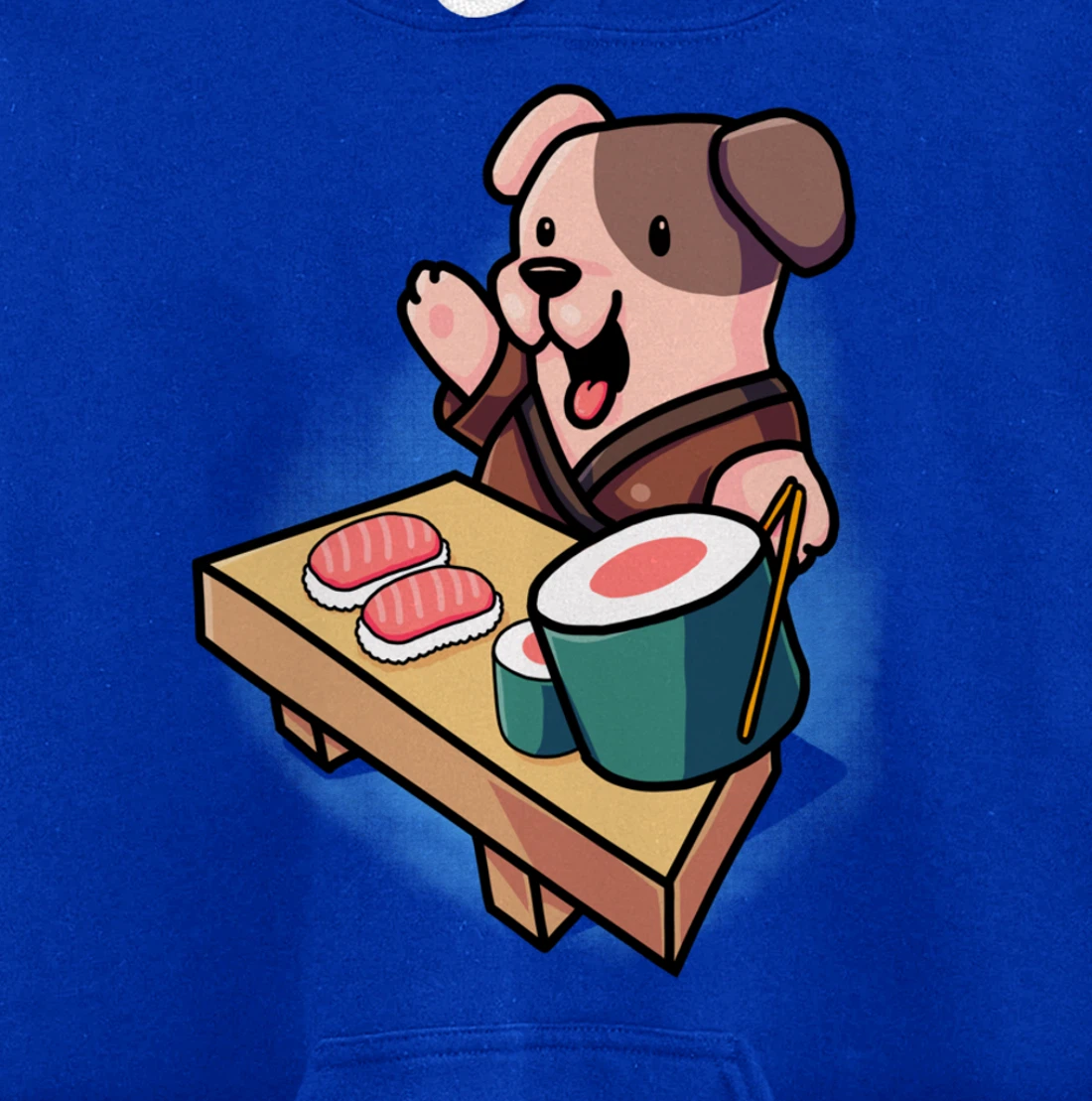 Sushi Dog Chef Jack Russel Terrier Japanese Food Sushi Fan Pullover Hoodie