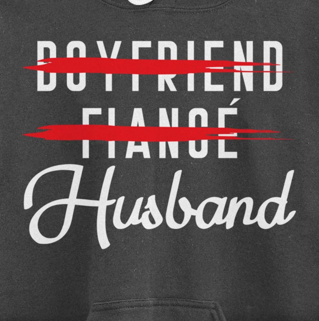 Funny Boyfriend Fiance Husband Groom Wedding Themed Pullover Hoodie