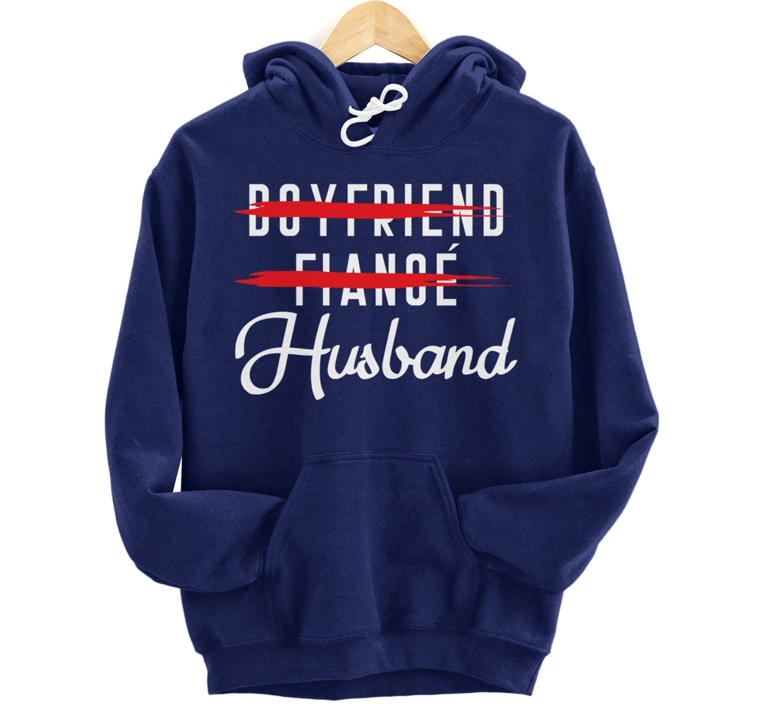 Funny Boyfriend Fiance Husband Groom Wedding Themed Pullover Hoodie