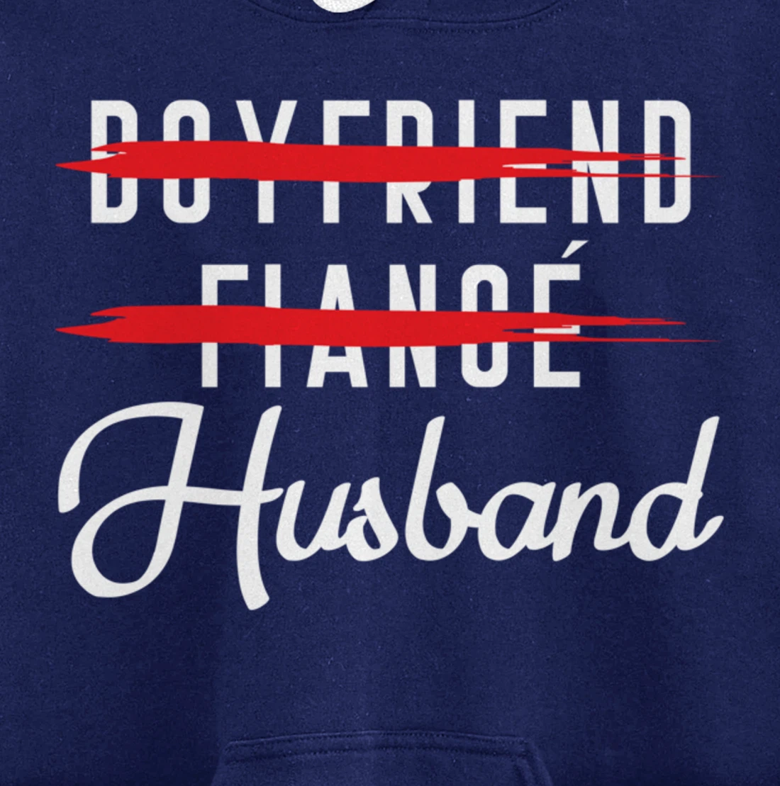 Funny Boyfriend Fiance Husband Groom Wedding Themed Pullover Hoodie