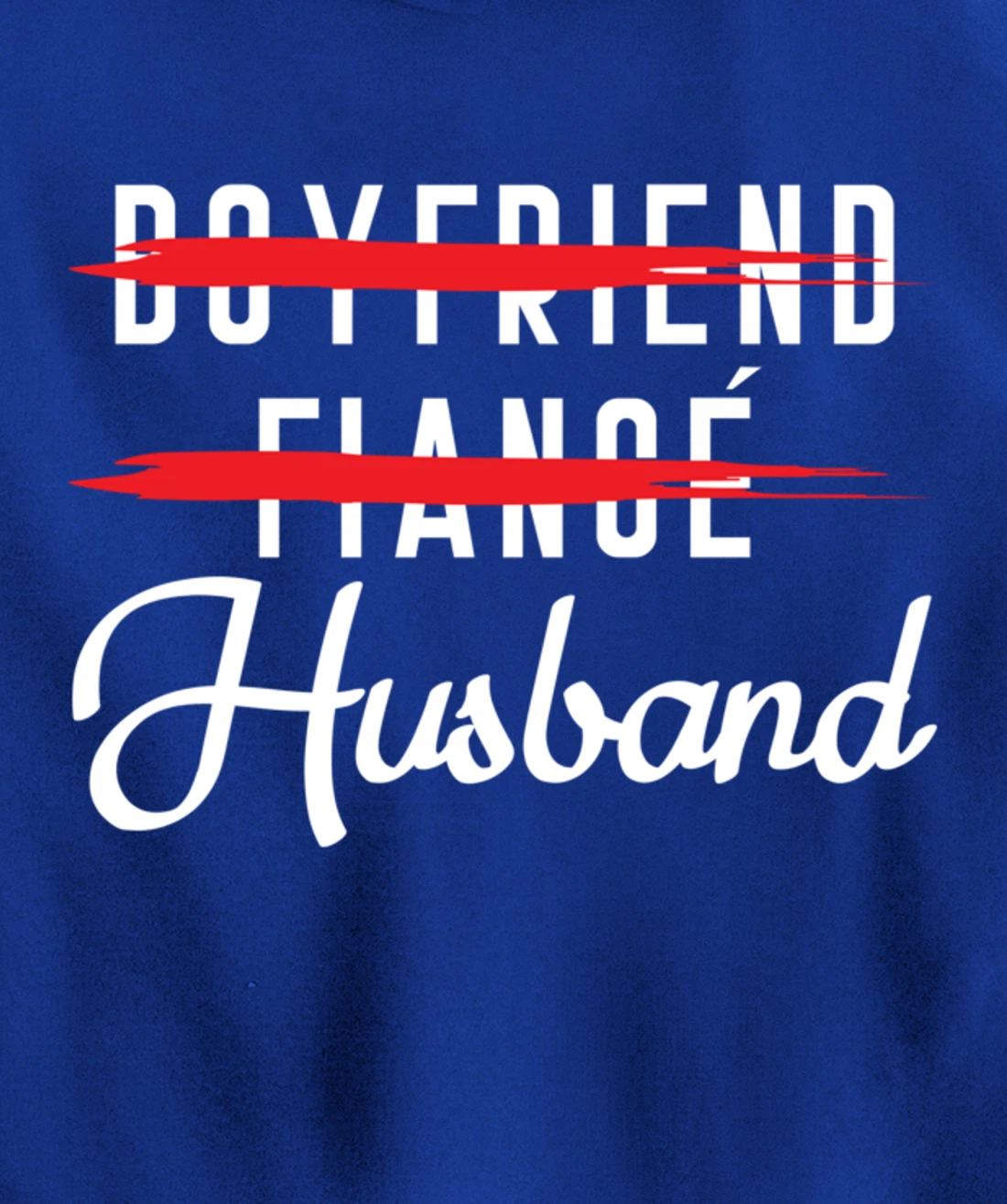 Funny Boyfriend Fiance Husband Groom Wedding Themed Pullover Hoodie