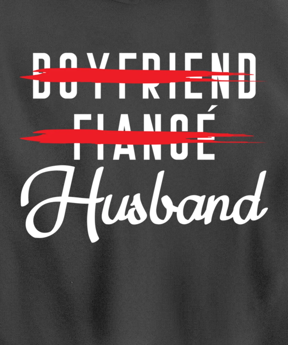 Funny Boyfriend Fiance Husband Groom Wedding Themed Pullover Hoodie