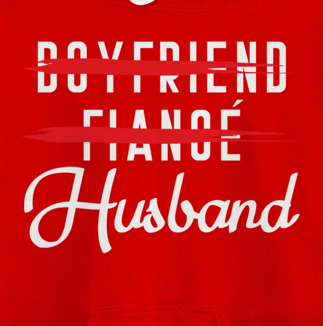 Funny Boyfriend Fiance Husband Groom Wedding Themed Pullover Hoodie