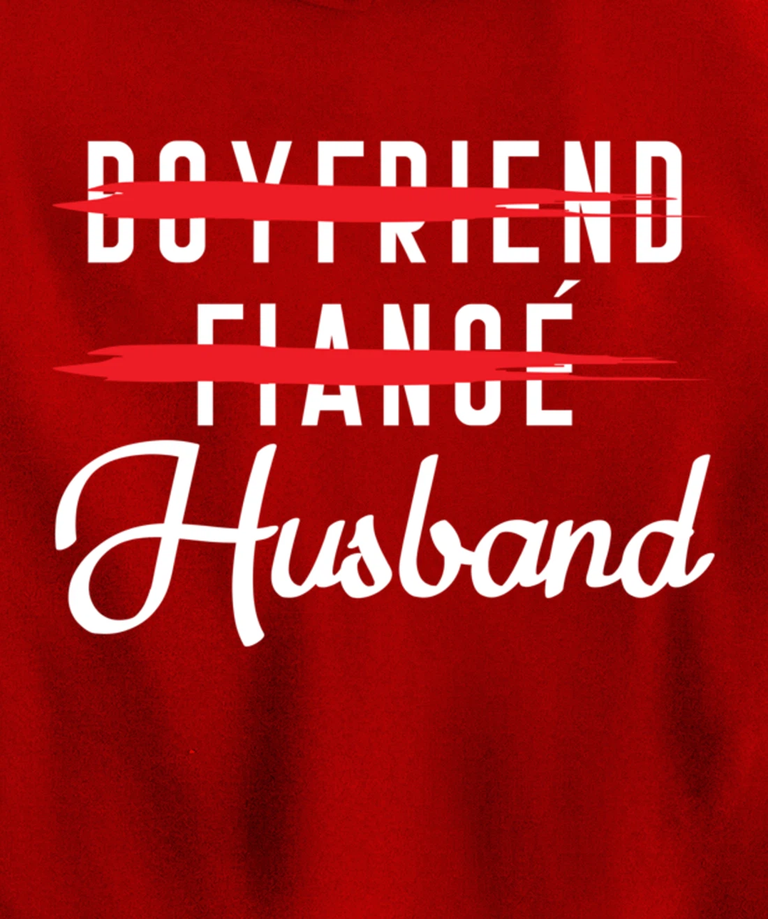 Funny Boyfriend Fiance Husband Groom Wedding Themed Pullover Hoodie