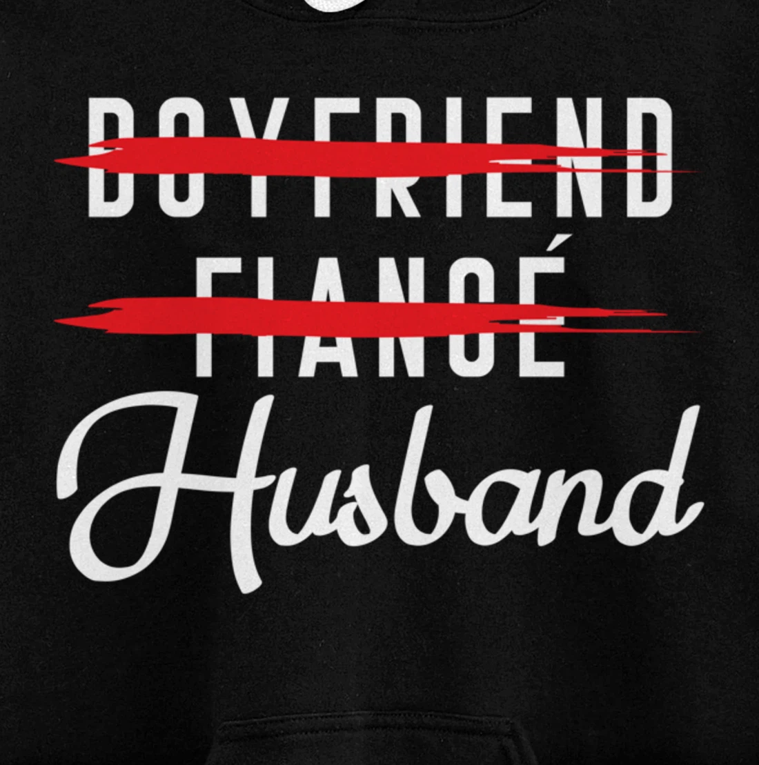 Funny Boyfriend Fiance Husband Groom Wedding Themed Pullover Hoodie