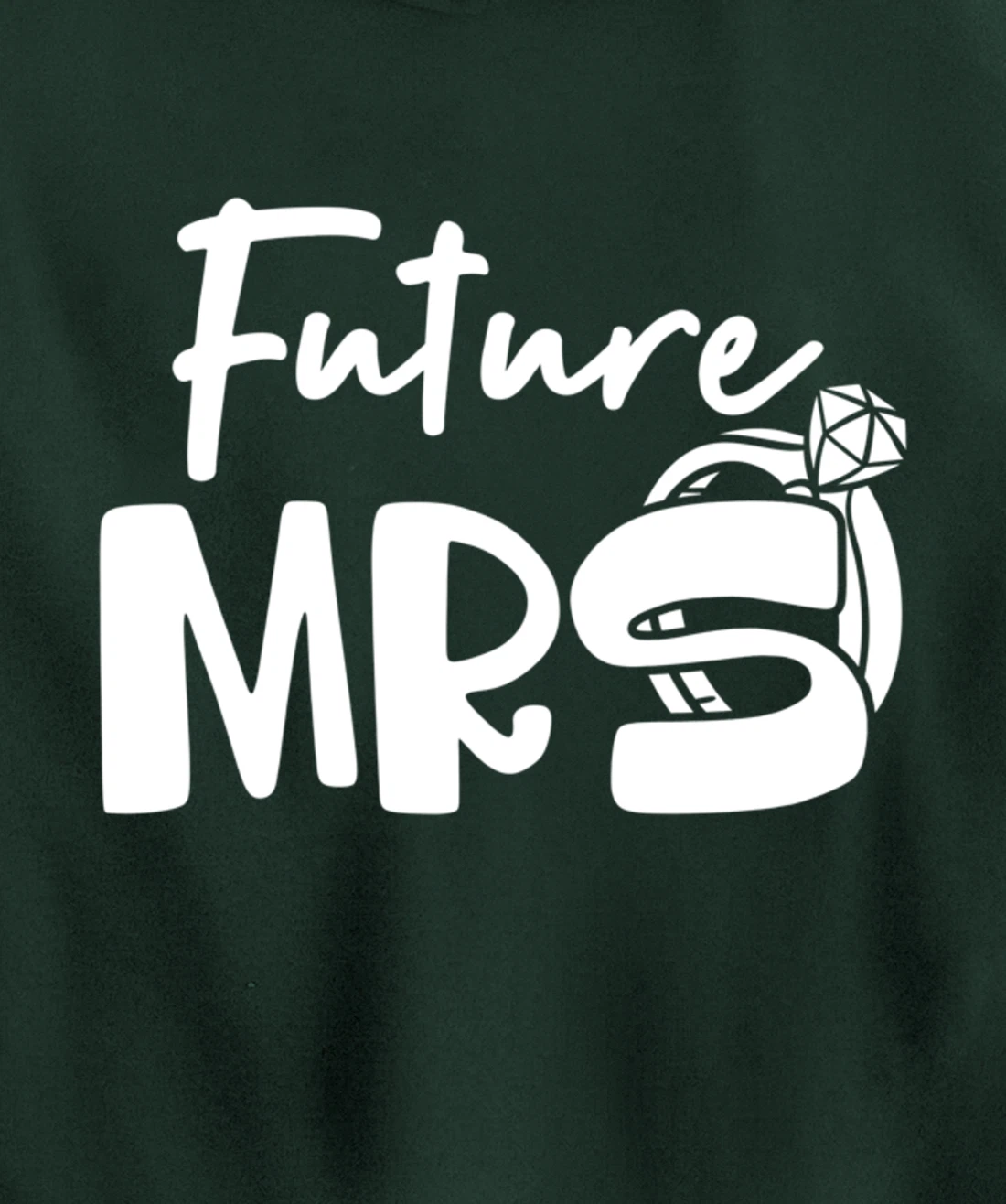 Future Mrs Engagement Party Wedding Themed Soon to be Bride Pullover Hoodie