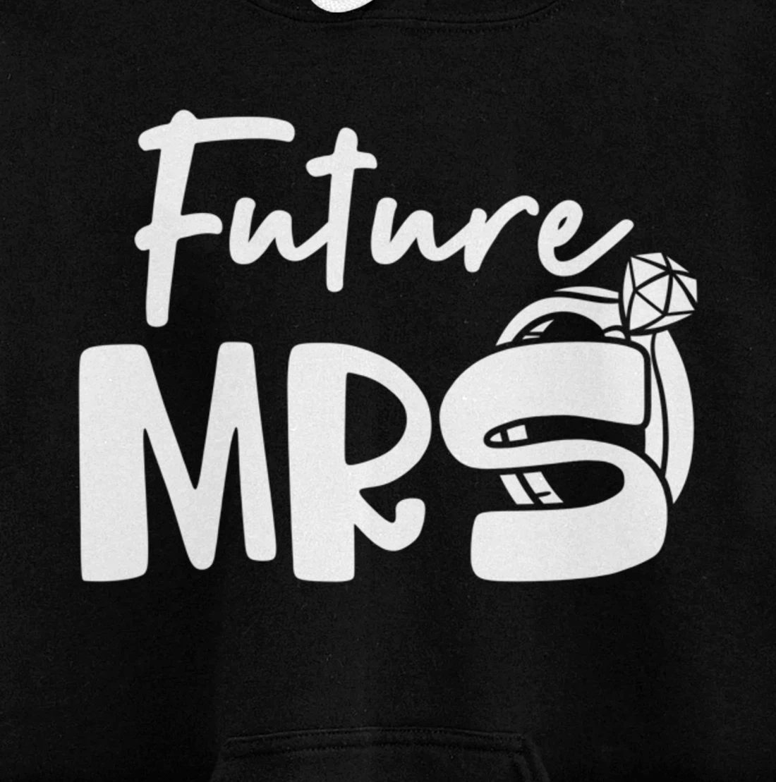 Future Mrs Engagement Party Wedding Themed Soon to be Bride Pullover Hoodie