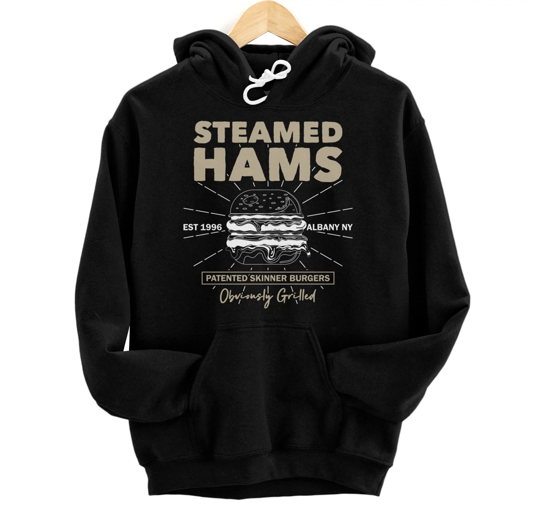 Awesome Steamed Hams Skinner Burger Themed Funny Meme Pullover Hoodie