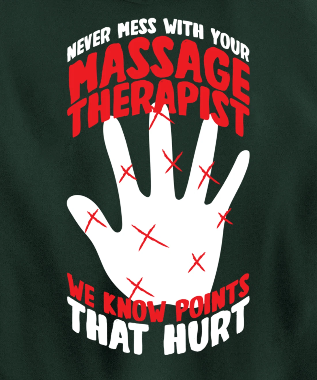 Massage Therapist Physical Therapy Funny Massage Therapy Pullover Hoodie