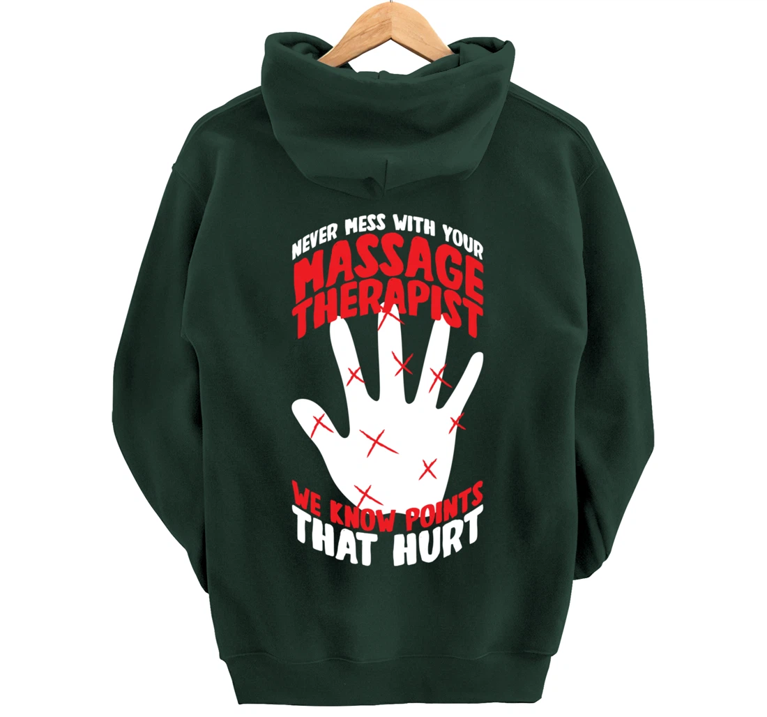 Massage Therapist Physical Therapy Funny Massage Therapy Pullover Hoodie