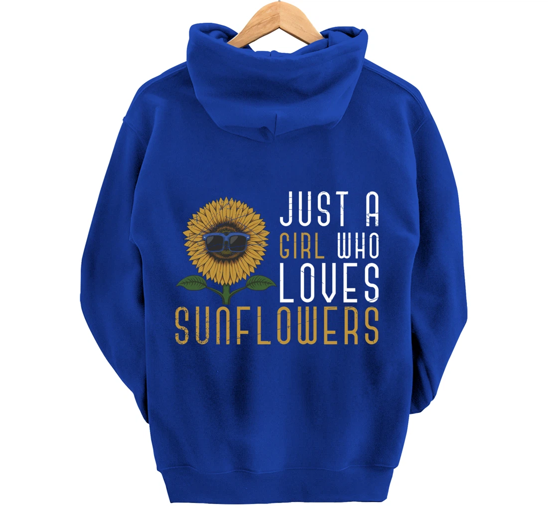 Sunshine Yellow Flower Hippie Girls Women Gift Sunflower Pullover Hoodie