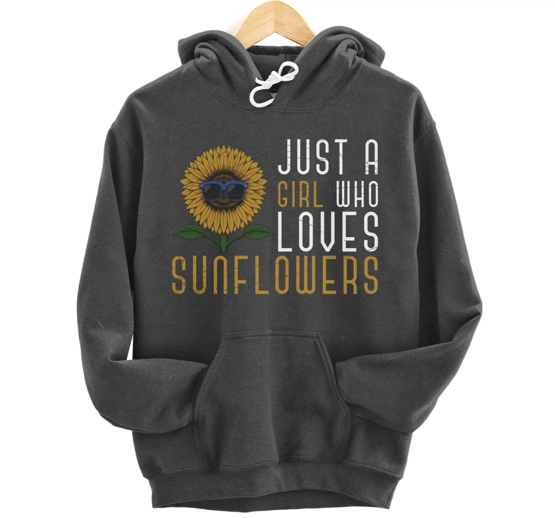 Sunshine Yellow Flower Hippie Girls Women Gift Sunflower Pullover Hoodie