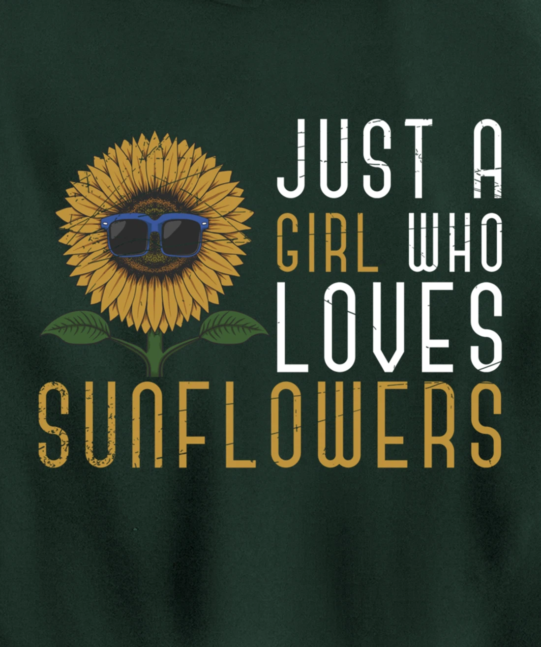 Sunshine Yellow Flower Hippie Girls Women Gift Sunflower Pullover Hoodie