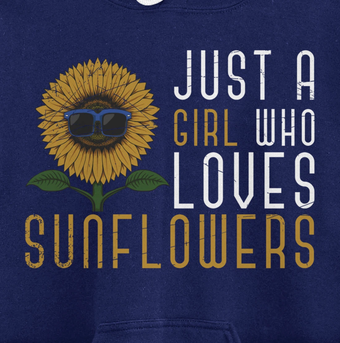 Sunshine Yellow Flower Hippie Girls Women Gift Sunflower Pullover Hoodie