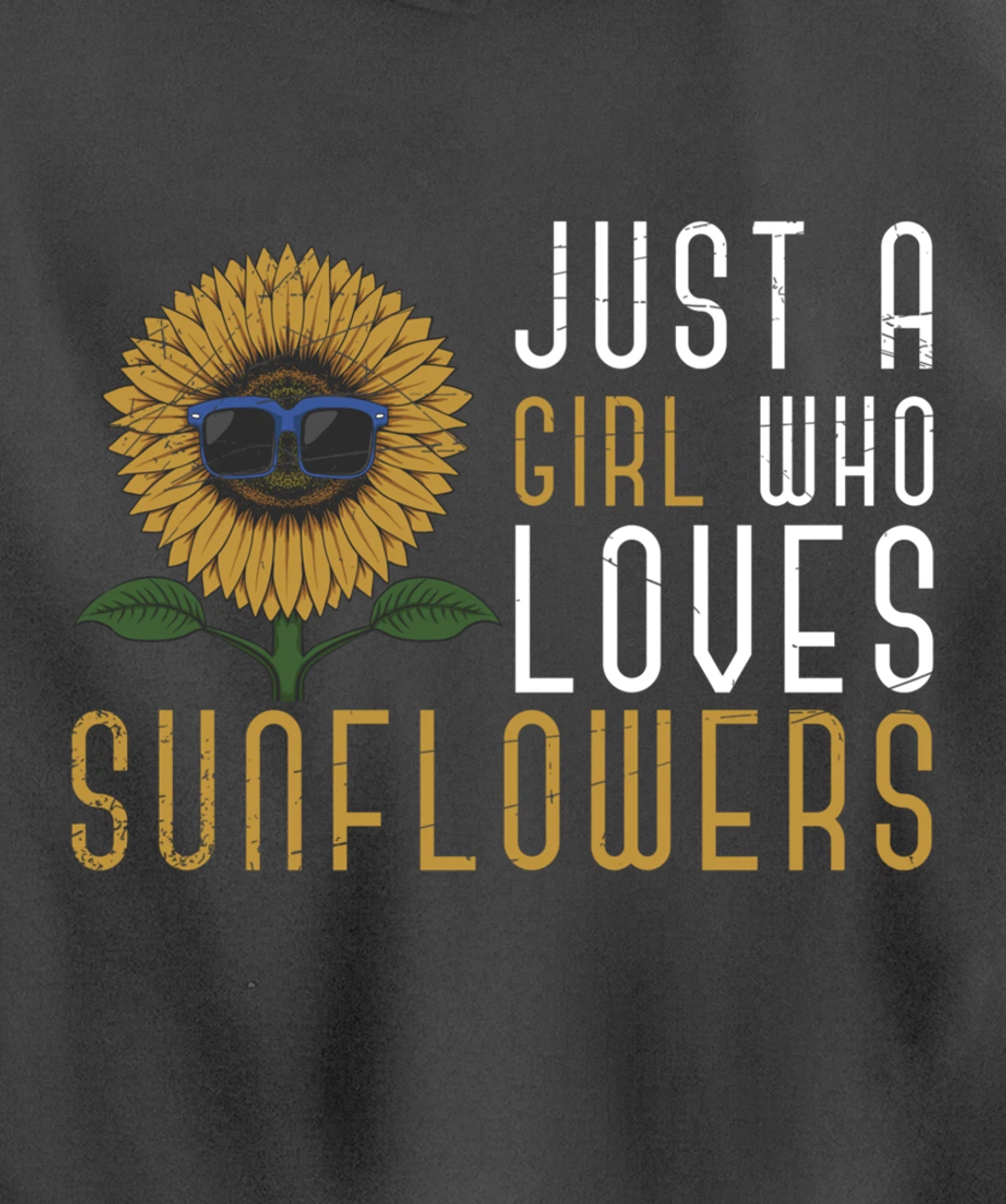 Sunshine Yellow Flower Hippie Girls Women Gift Sunflower Pullover Hoodie