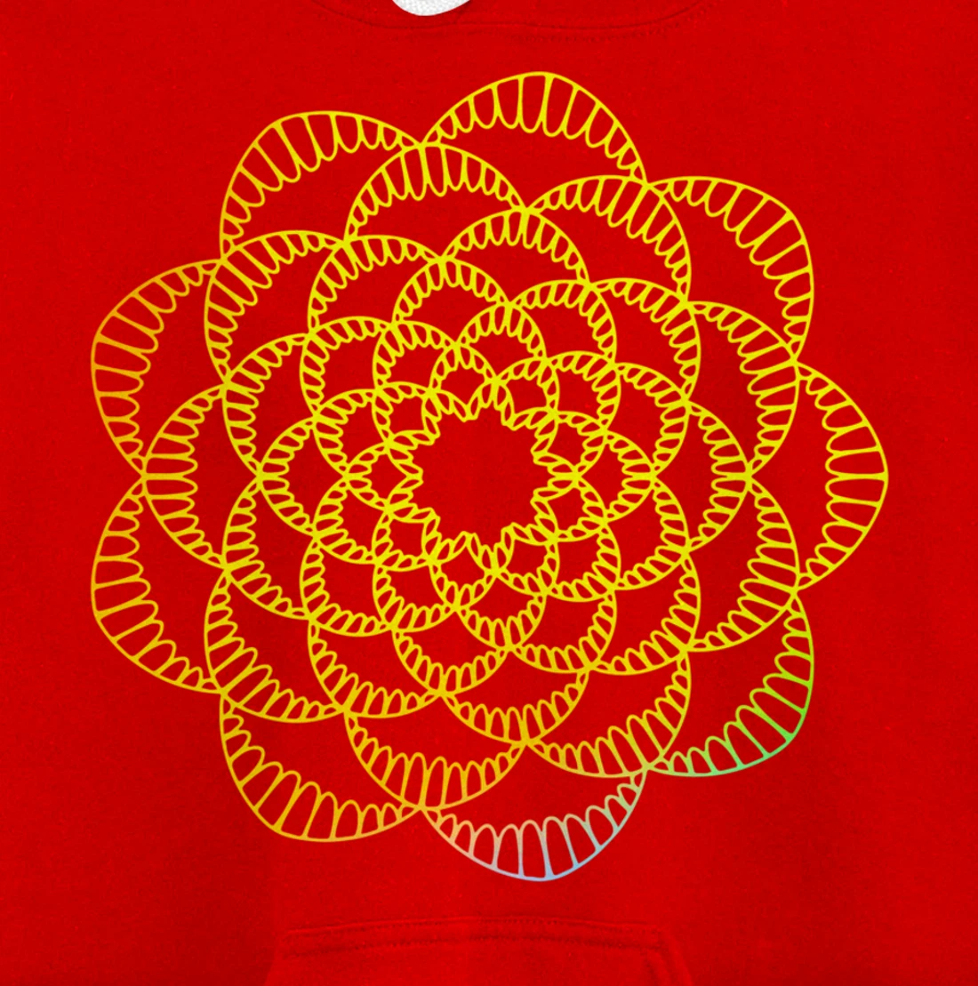 Mandala Wisdom Meditation Light Creation Pullover Hoodie