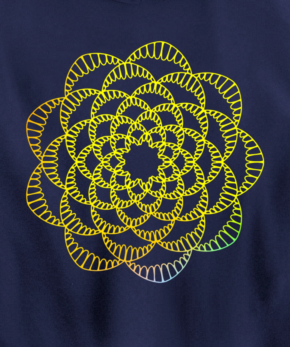 Mandala Wisdom Meditation Light Creation Pullover Hoodie