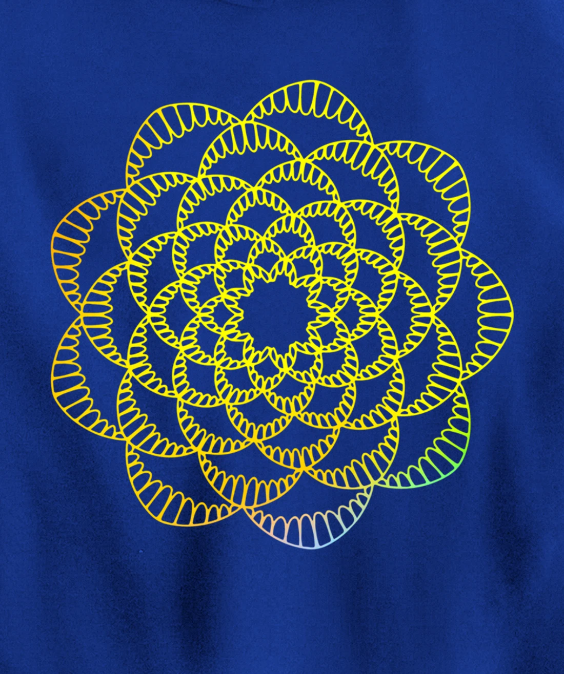 Mandala Wisdom Meditation Light Creation Pullover Hoodie