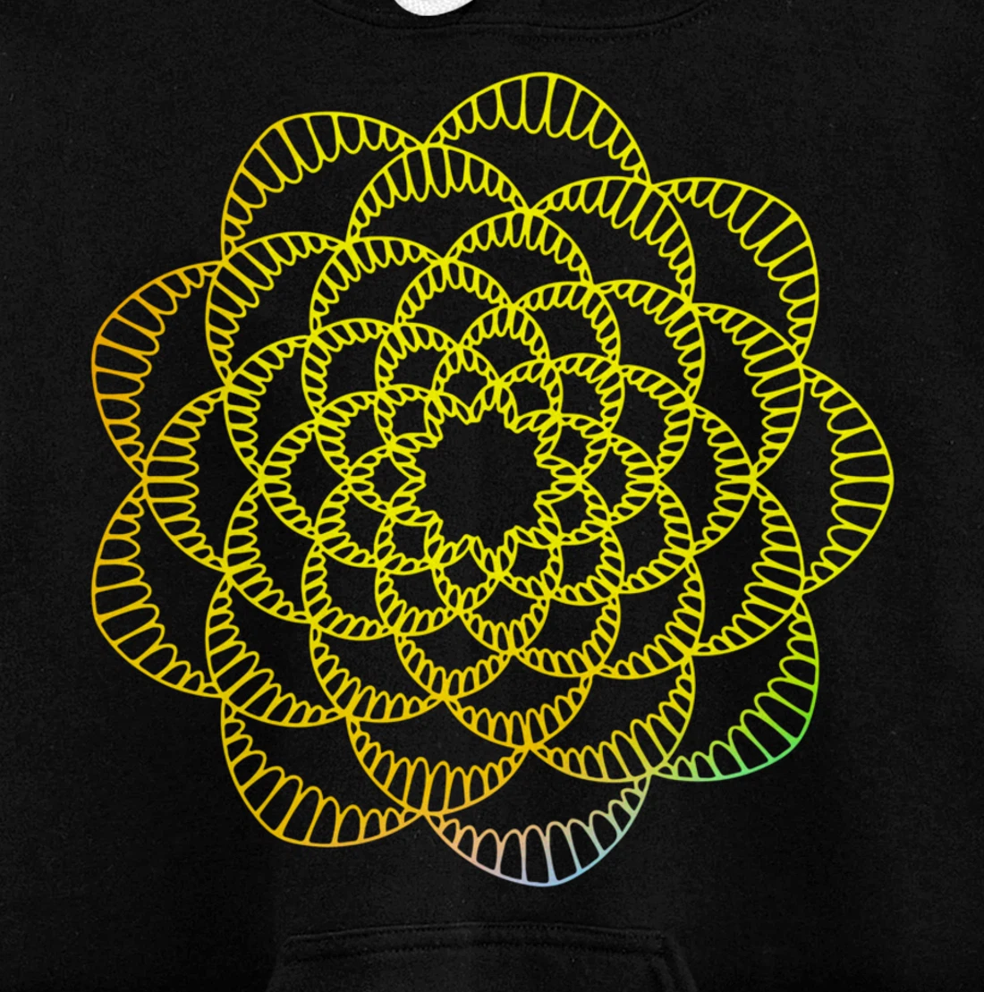 Mandala Wisdom Meditation Light Creation Pullover Hoodie
