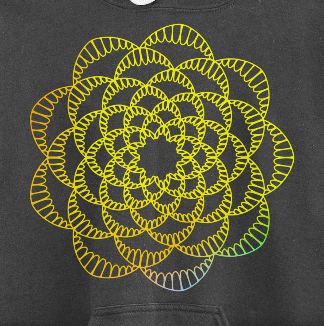 Mandala Wisdom Meditation Light Creation Pullover Hoodie