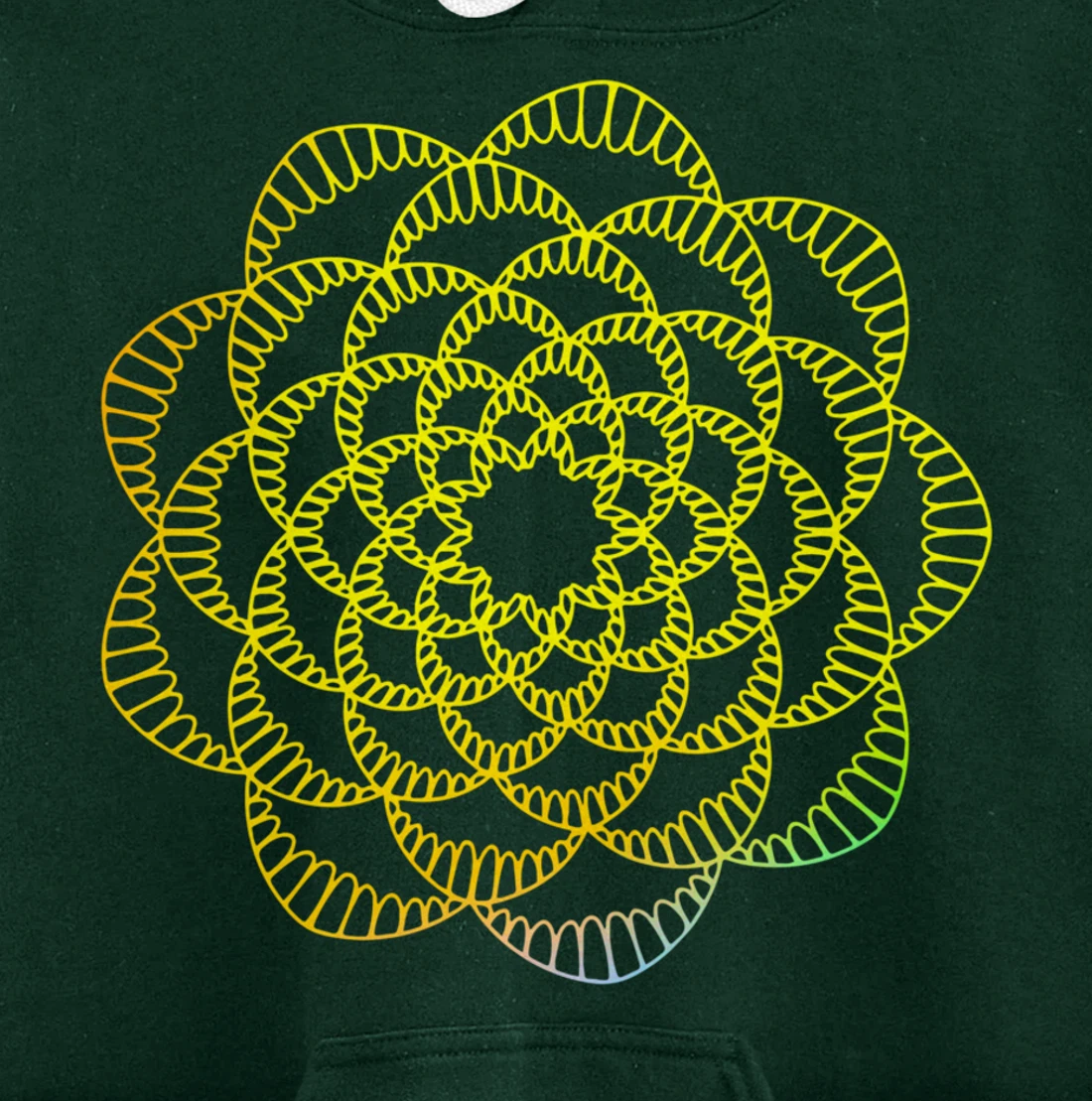 Mandala Wisdom Meditation Light Creation Pullover Hoodie