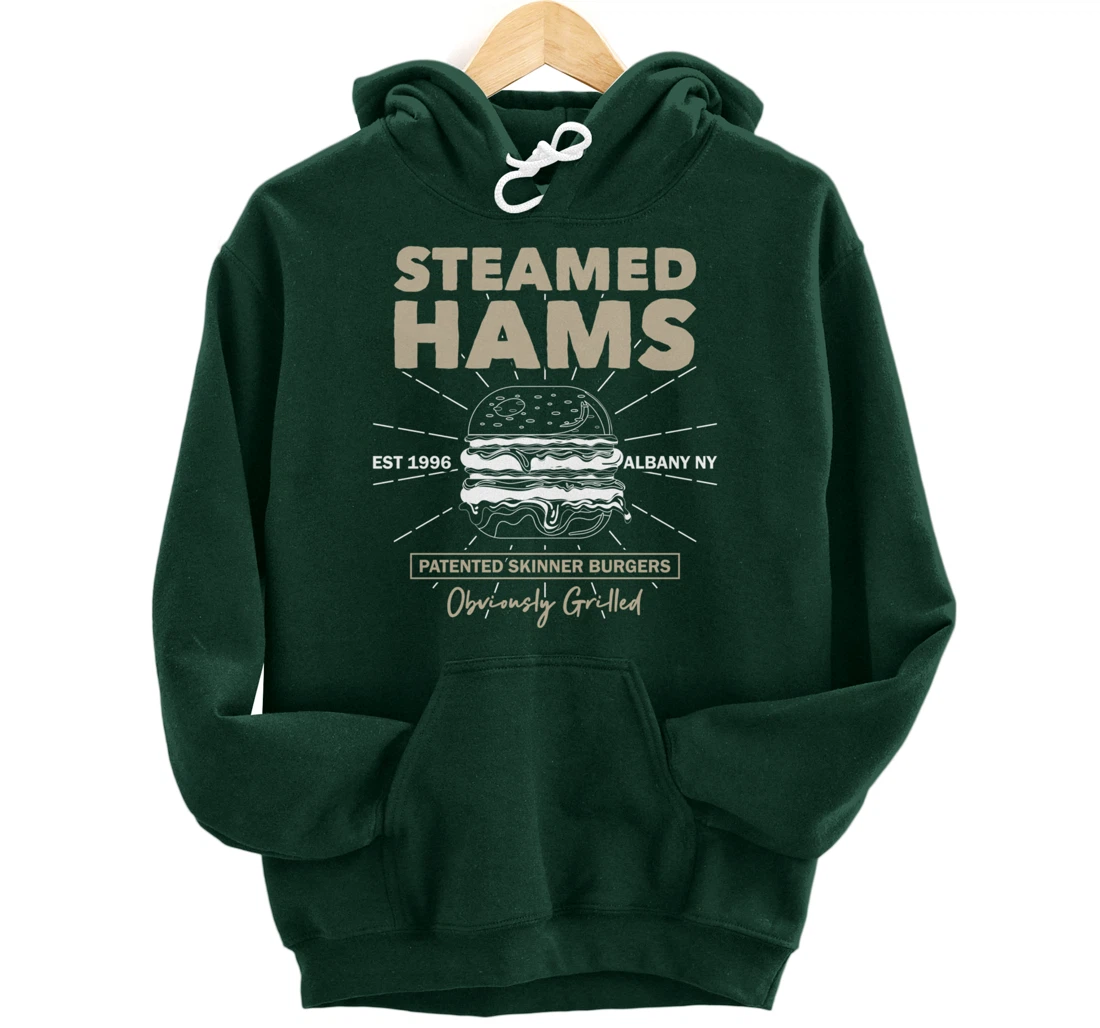 Awesome Steamed Hams Skinner Burger Themed Funny Meme Pullover Hoodie