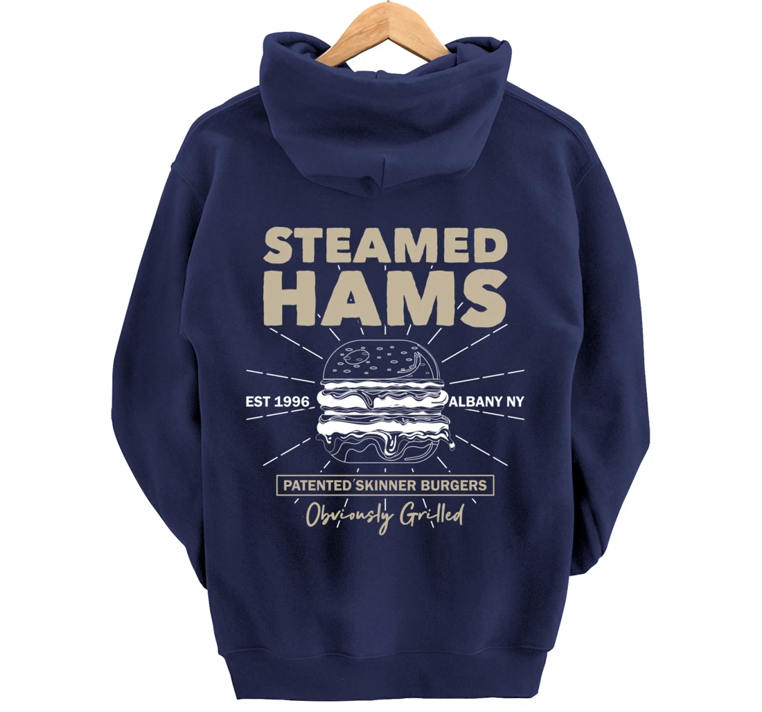Awesome Steamed Hams Skinner Burger Themed Funny Meme Pullover Hoodie
