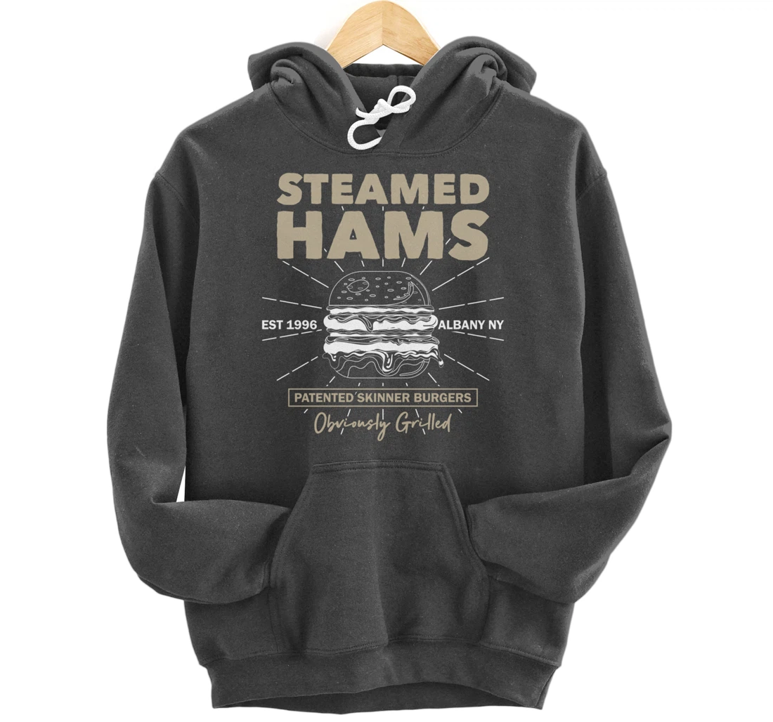 Awesome Steamed Hams Skinner Burger Themed Funny Meme Pullover Hoodie