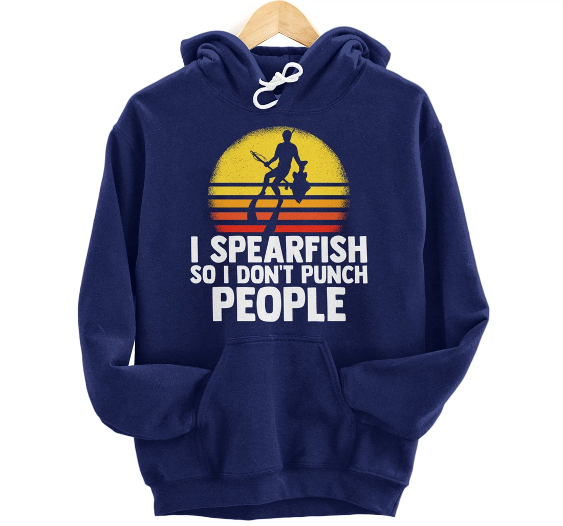 I Spearfish Fishing Spearfishing Ocean Sarcastic Humor Pullover Hoodie