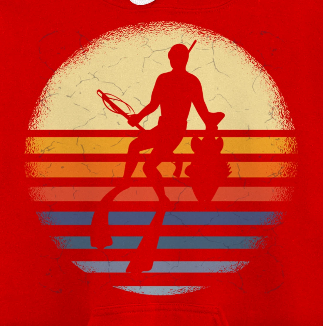 Spearfisher Silhouette Spearfishing Underwater Fishing Pullover Hoodie