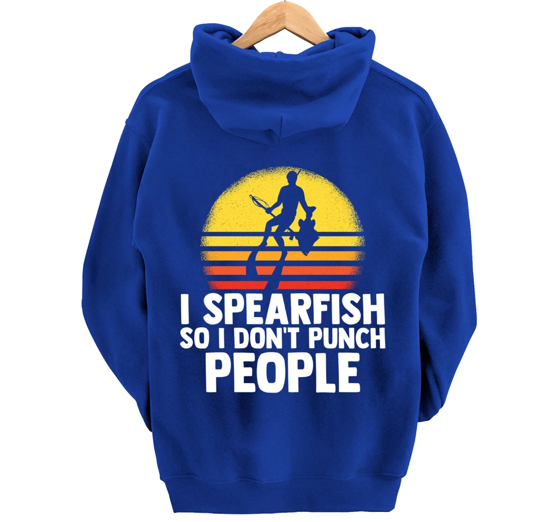 I Spearfish Fishing Spearfishing Ocean Sarcastic Humor Pullover Hoodie