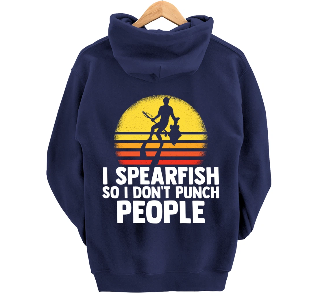 I Spearfish Fishing Spearfishing Ocean Sarcastic Humor Pullover Hoodie