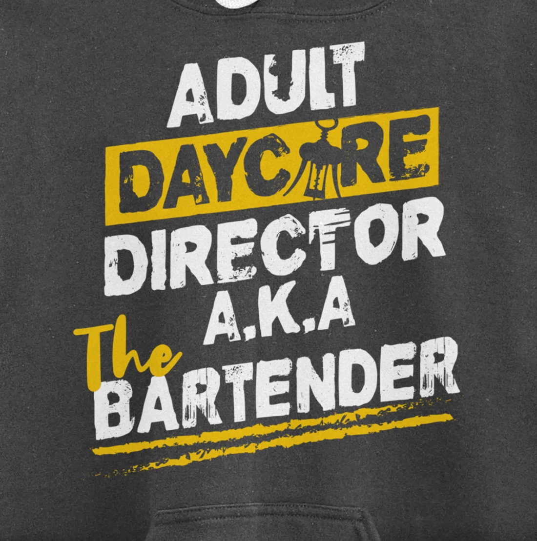 Cocktail Mixologist Adult Daycare Director The Bartender Pullover Hoodie