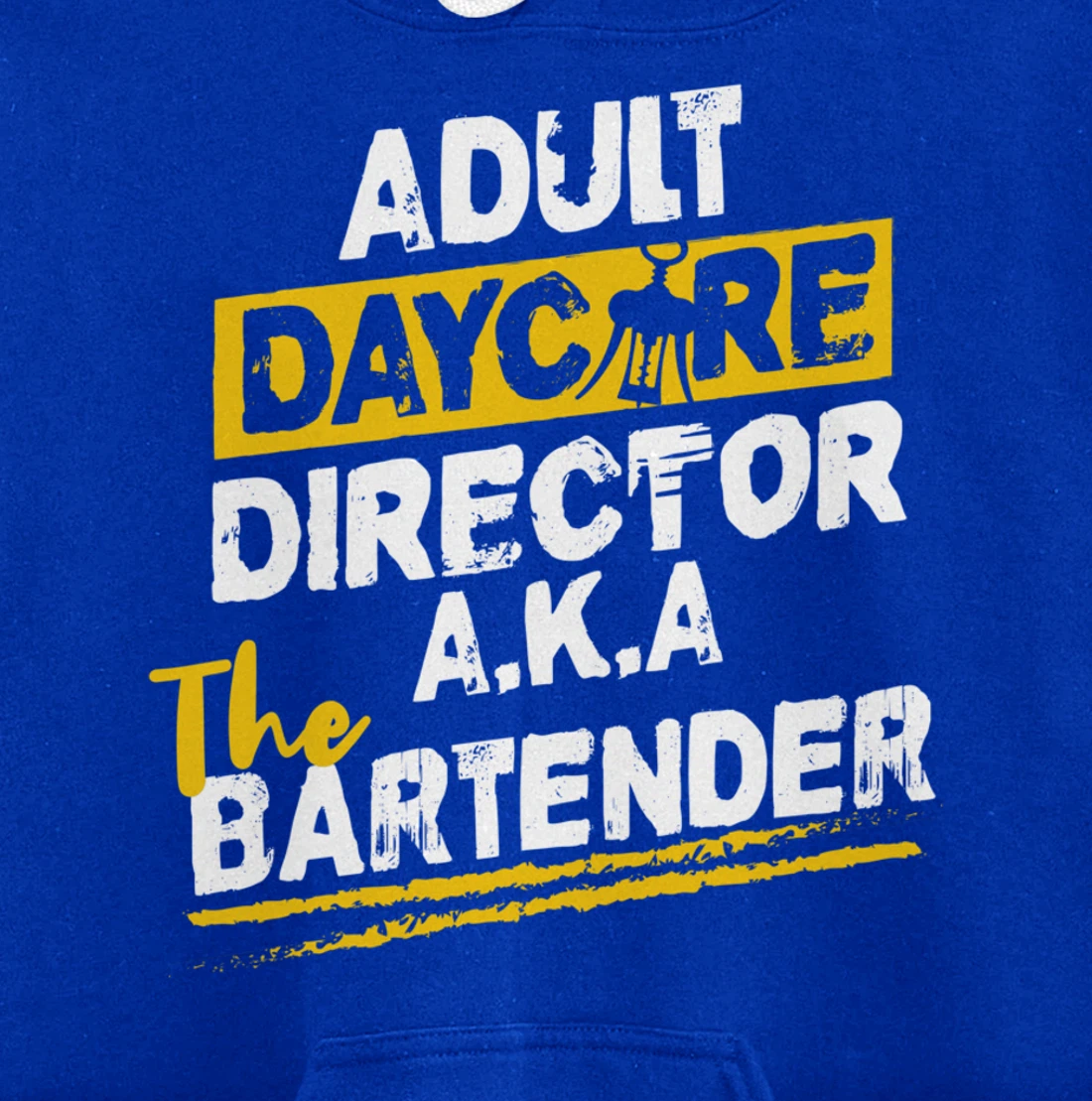 Cocktail Mixologist Adult Daycare Director The Bartender Pullover Hoodie