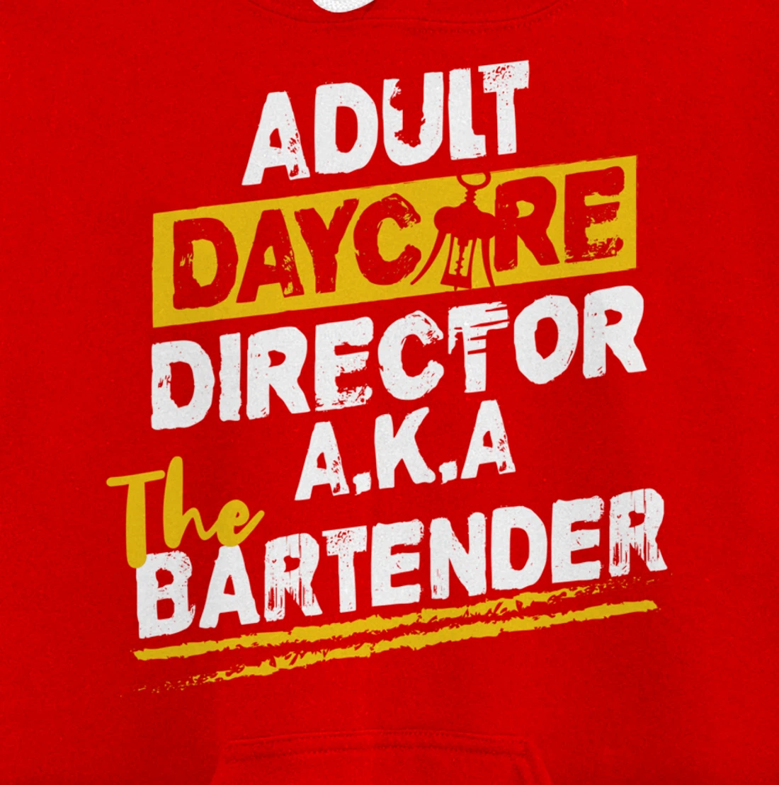 Cocktail Mixologist Adult Daycare Director The Bartender Pullover Hoodie