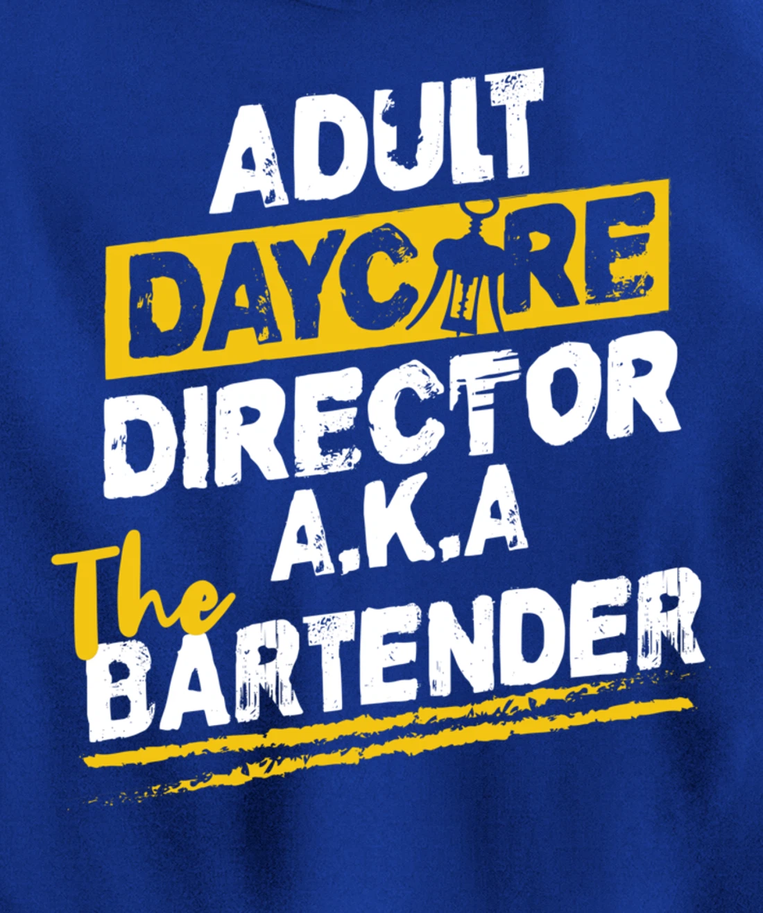 Cocktail Mixologist Adult Daycare Director The Bartender Pullover Hoodie