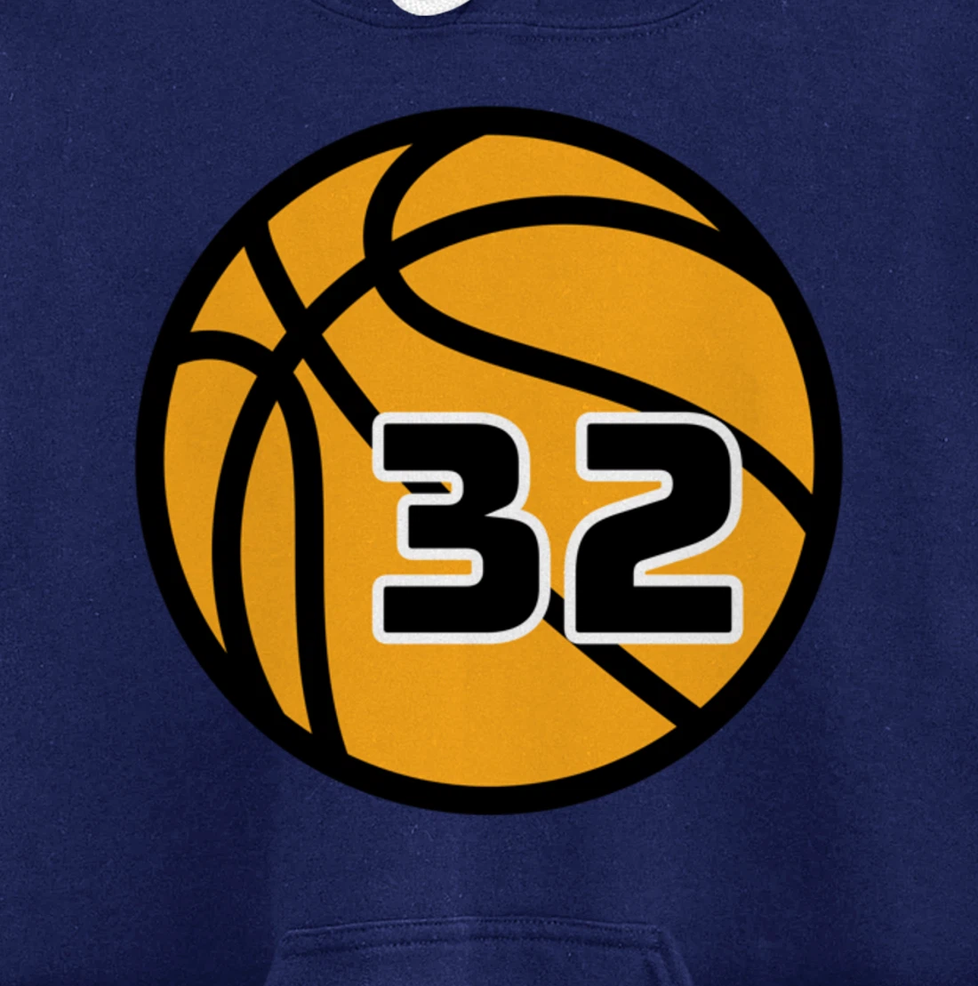 Basketball Fans Favorite Jersey Number #32 Pullover Hoodie