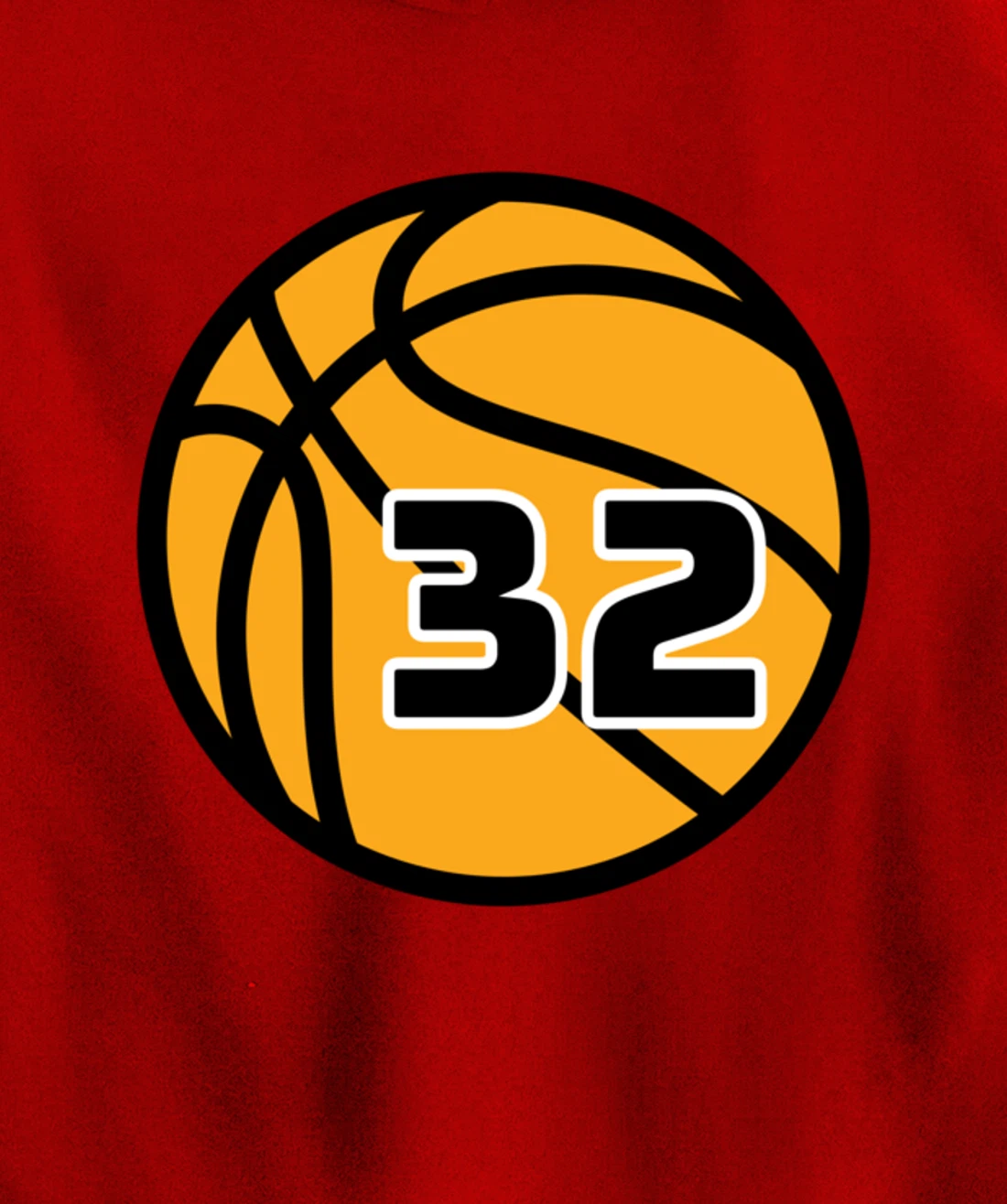 Basketball Fans Favorite Jersey Number #32 Pullover Hoodie