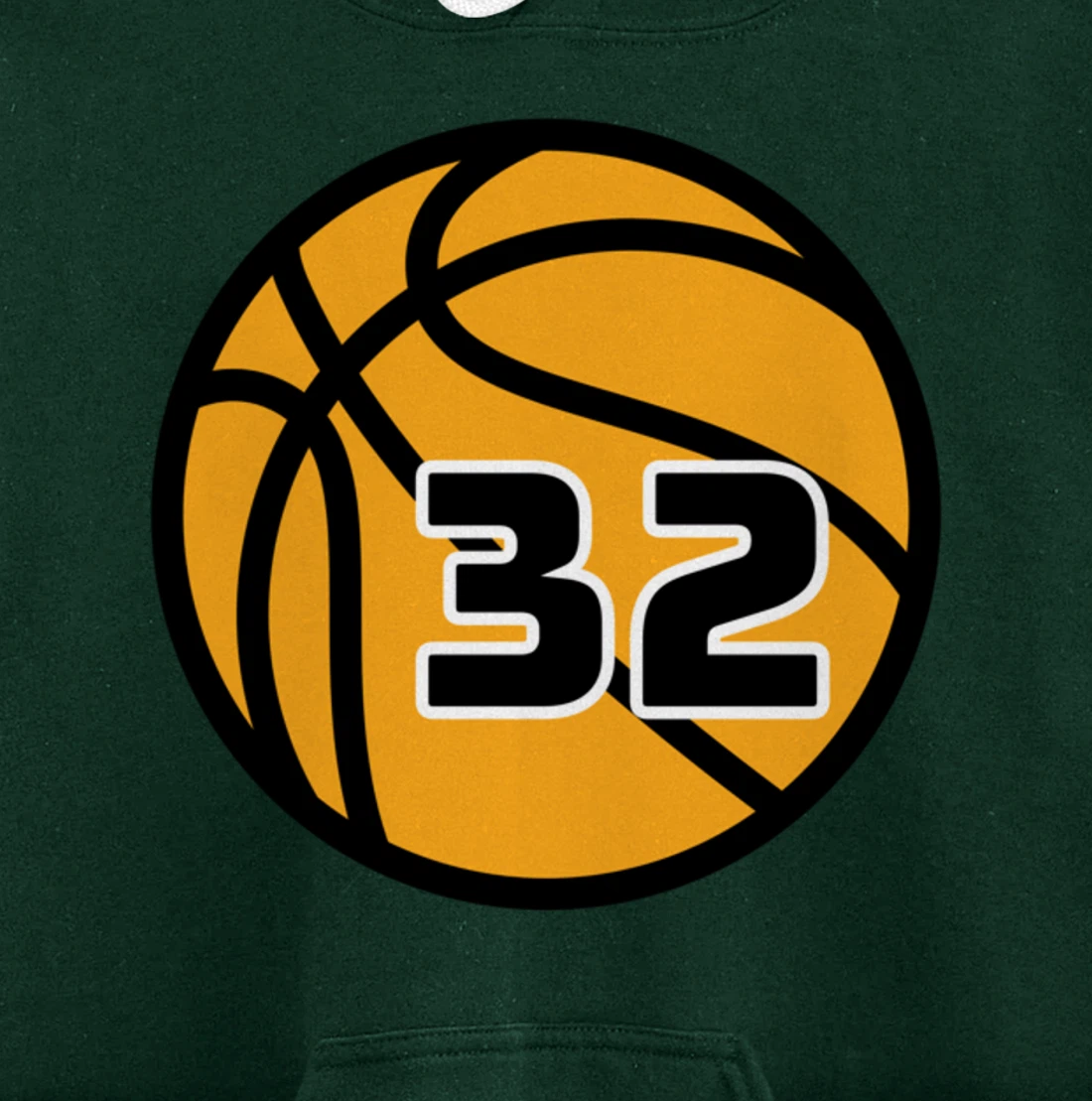 Basketball Fans Favorite Jersey Number #32 Pullover Hoodie