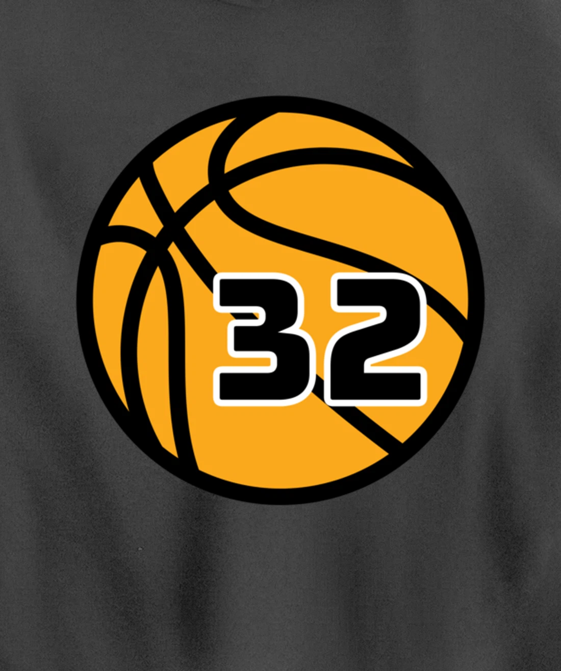 Basketball Fans Favorite Jersey Number #32 Pullover Hoodie
