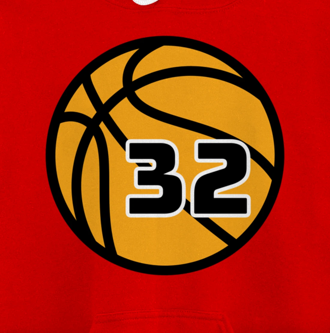 Basketball Fans Favorite Jersey Number #32 Pullover Hoodie
