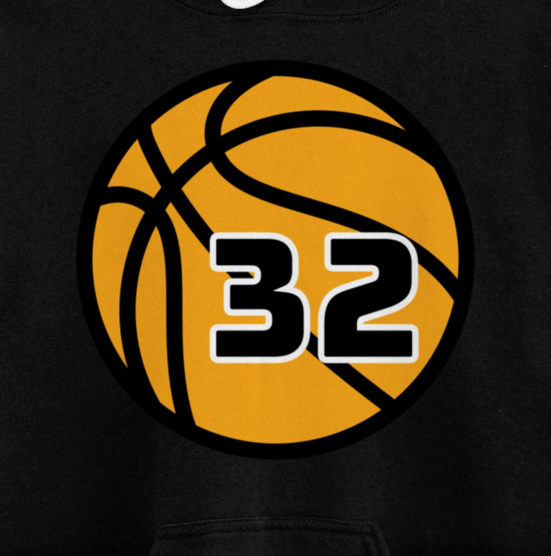 Basketball Fans Favorite Jersey Number #32 Pullover Hoodie