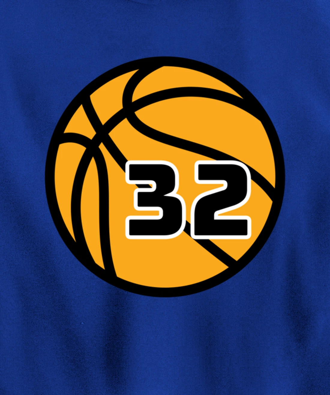 Basketball Fans Favorite Jersey Number #32 Pullover Hoodie