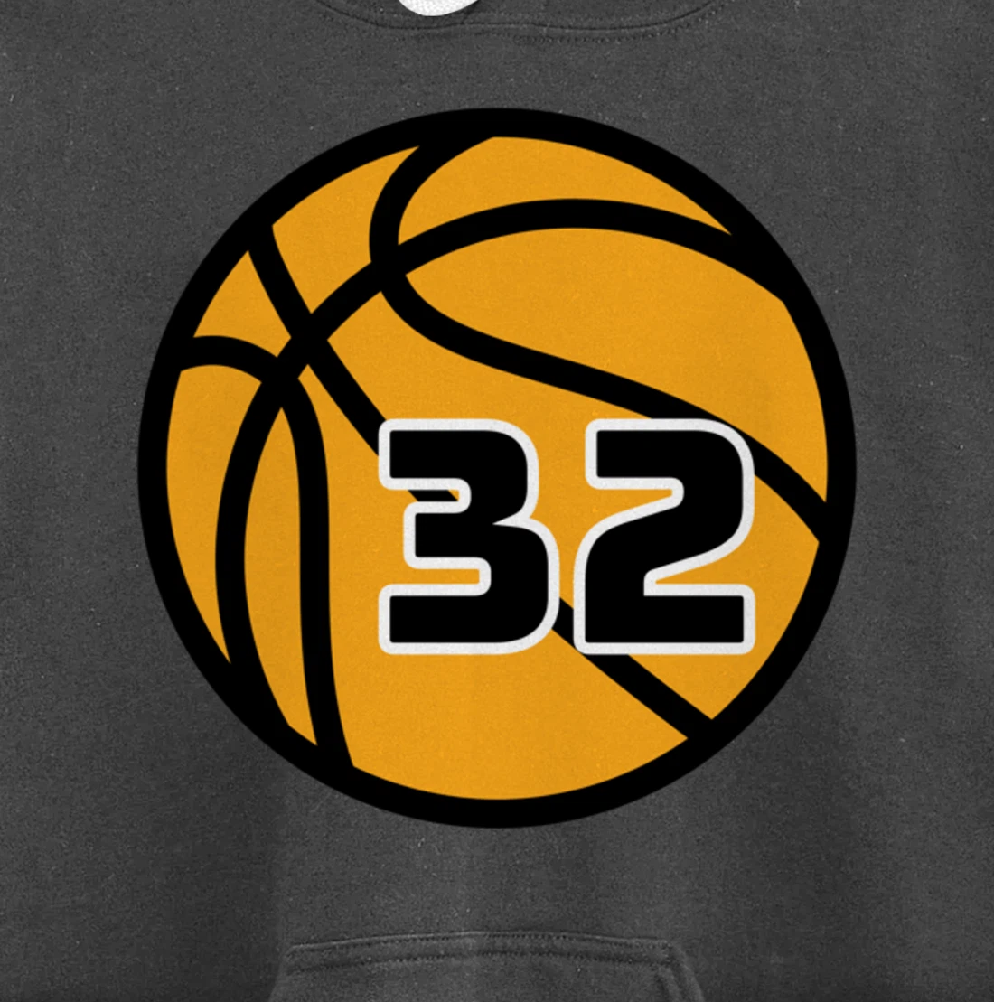 Basketball Fans Favorite Jersey Number #32 Pullover Hoodie