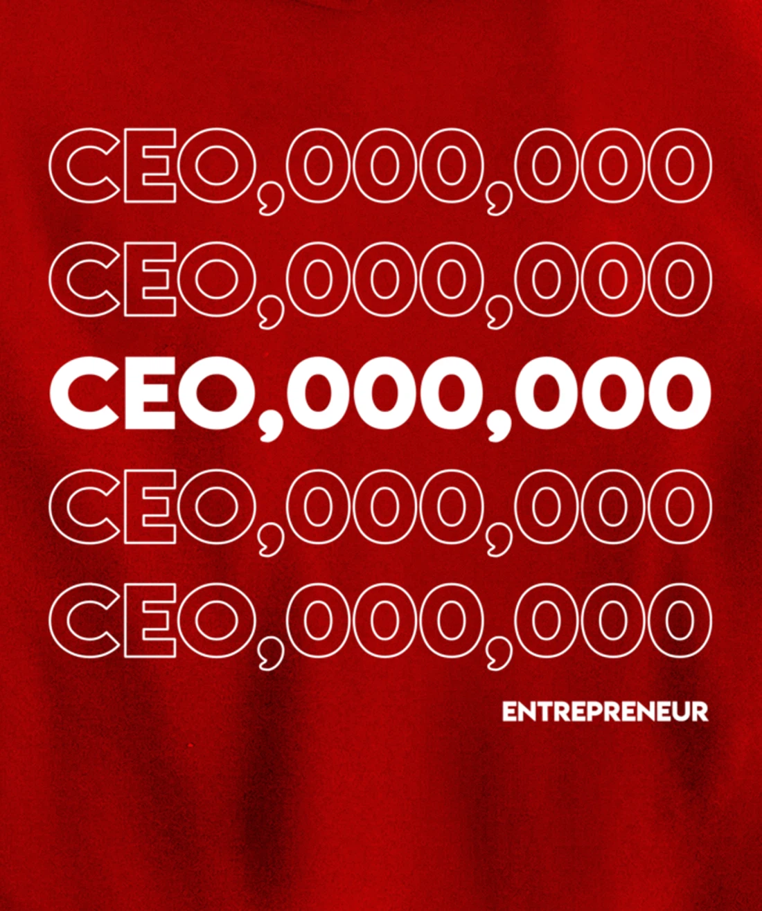 CEO 000 000 Funny Hustle Motivation Pullover Hoodie
