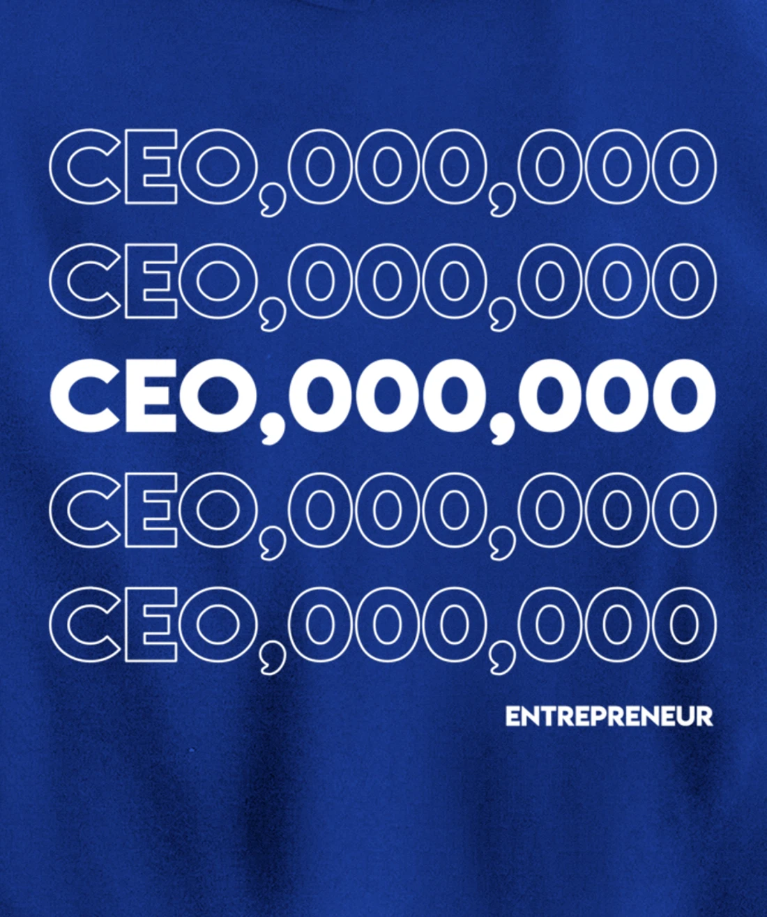 CEO 000 000 Funny Hustle Motivation Pullover Hoodie