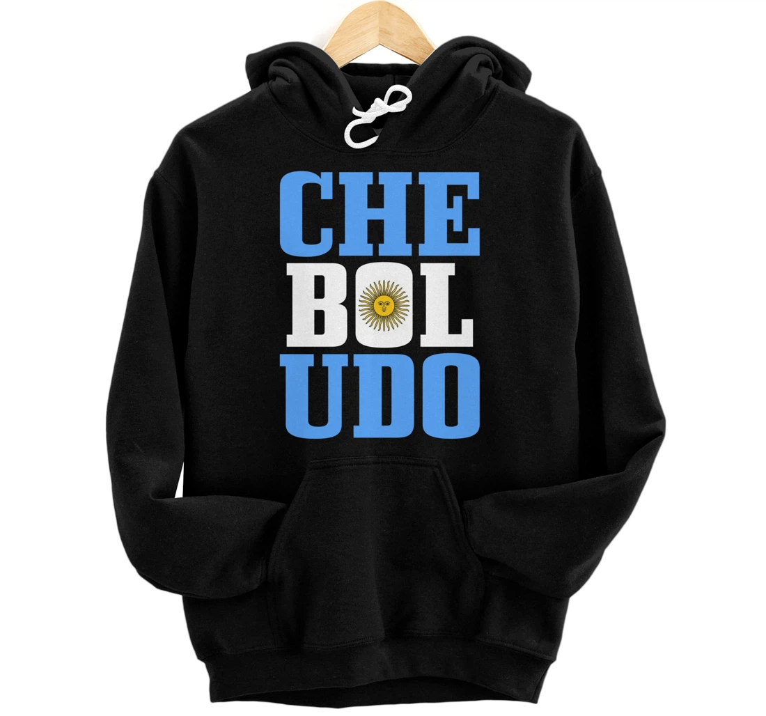 Boludo Argentina Argentinian Flag Pride Roots Funny Pullover Hoodie