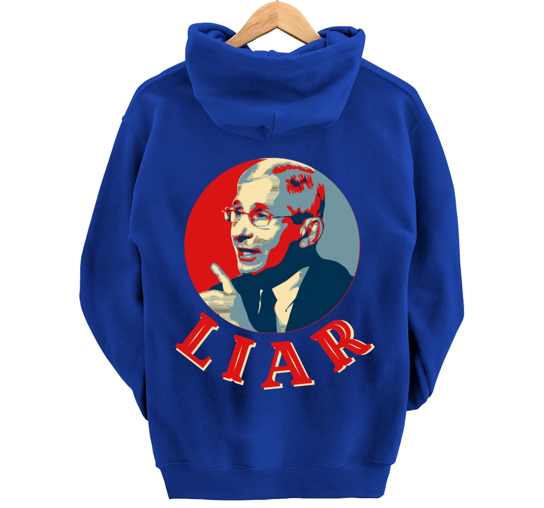 Fauci Liar Lied Vintage Retro Anthony Fauci Is Not My Doctor Pullover Hoodie