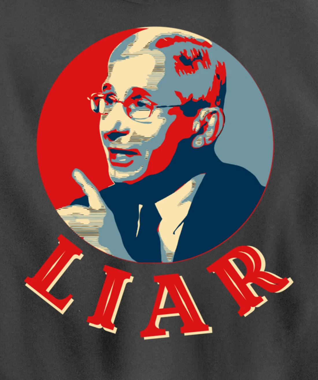 Fauci Liar Lied Vintage Retro Anthony Fauci Is Not My Doctor Pullover Hoodie